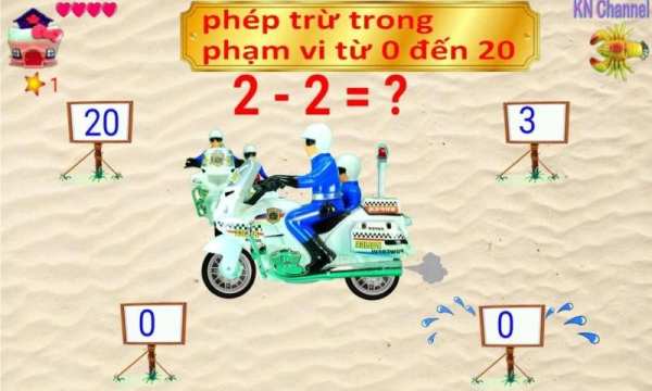 KN Channel Math For Kids Bé Làm Toán स्क्रीनशॉट 1