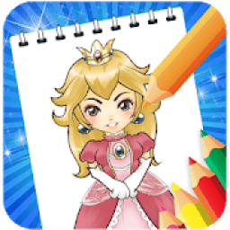 Princess Coloring Game icon
