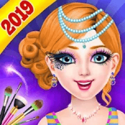 Wedding royal makeup - salon game icon