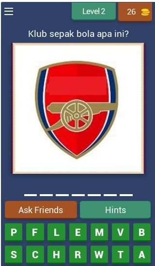 Tebak Klub Sepak Bola screenshot 16