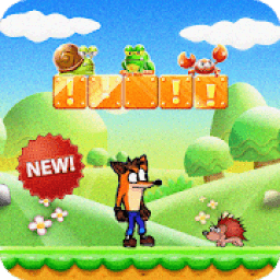Super Crash Adventure bandicoot Run Jungle icon