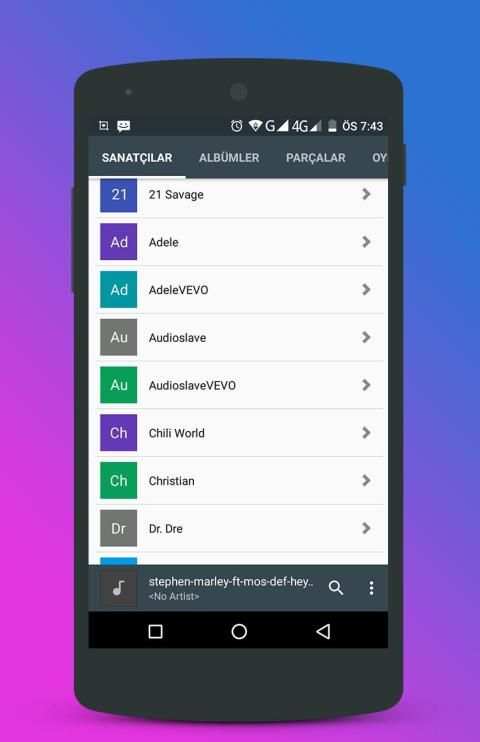 music player screenshot 4