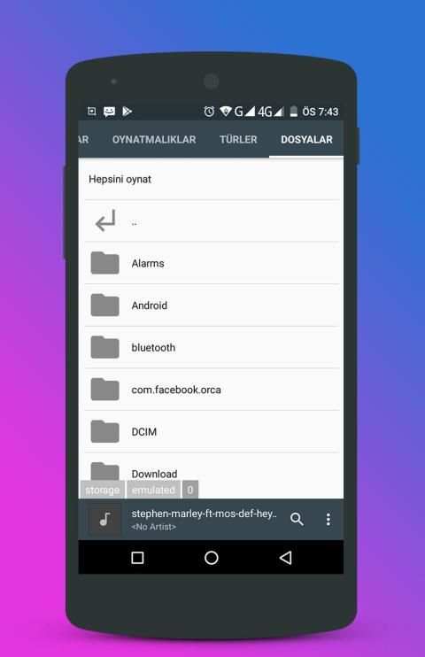 music player screenshot 1