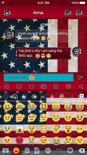 American Emoji Keyboard screenshot 2