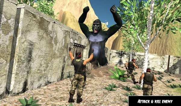 Wild Gorilla Jail Escape – Angry Ape Survival स्क्रीनशॉट 2