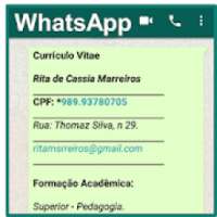 Currículo by WhatsApp Beta