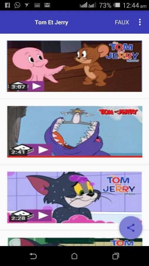Tom et Jerry dessin animé sans internet screenshot 4