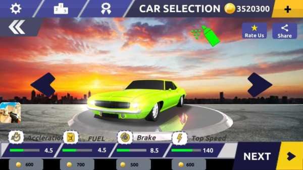 Racing Fever Car screenshot 1