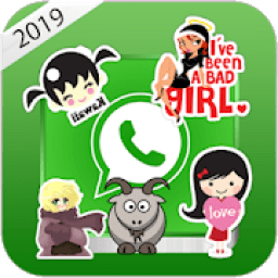 Whatsapp stickers 2019 - WAStickerApps आइकन