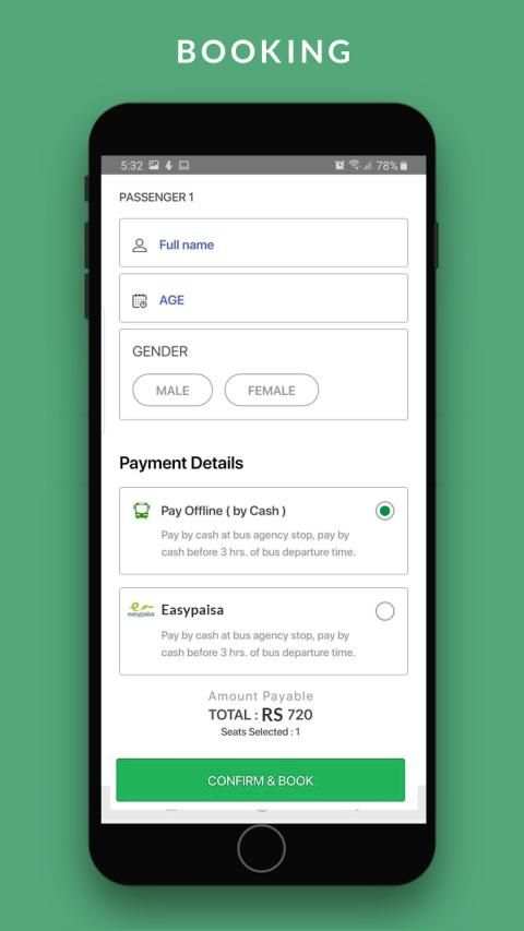 Faisal Movers - Buy Bus Ticket Real-time Booking screenshot 2
