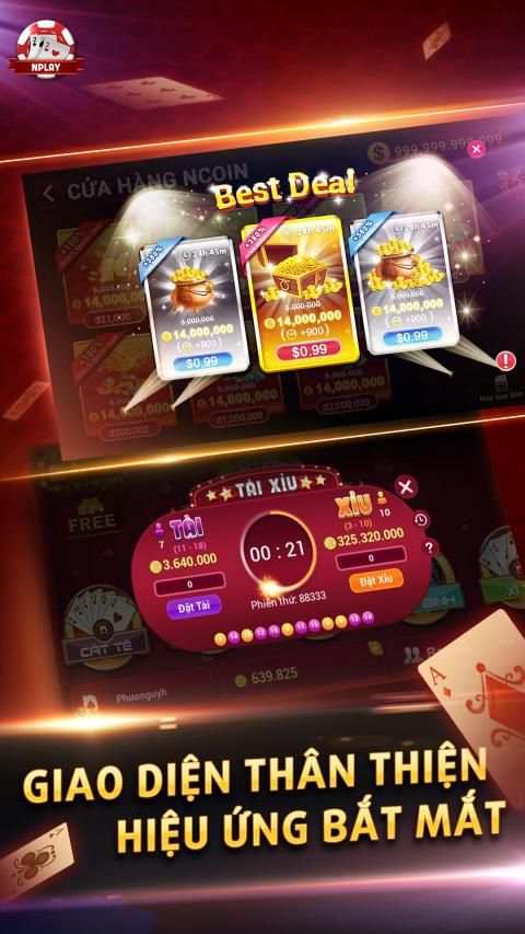 NPlay – Game Bài online, Tiến Lên, Xì Tố, Mậu Binh screenshot 4