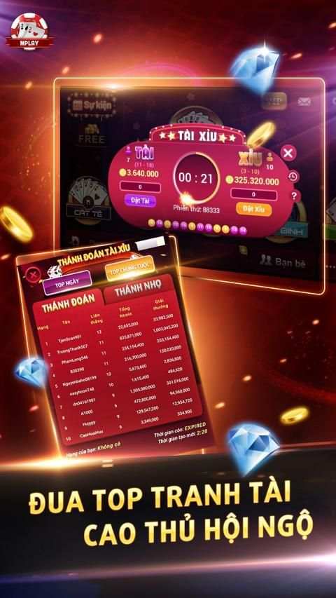 NPlay – Game Bài online, Tiến Lên, Xì Tố, Mậu Binh screenshot 1