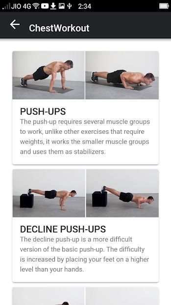 Home Workout - Without Equipment screenshot 1