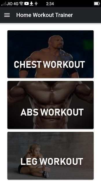 Home Workout - Without Equipment स्क्रीनशॉट 2