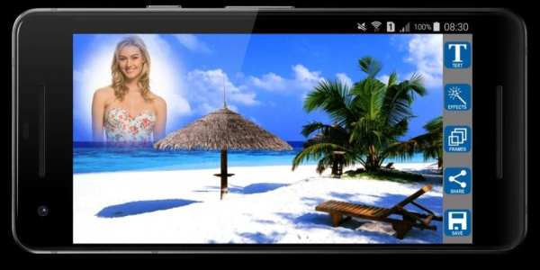 Beach Photo Frames स्क्रीनशॉट 3