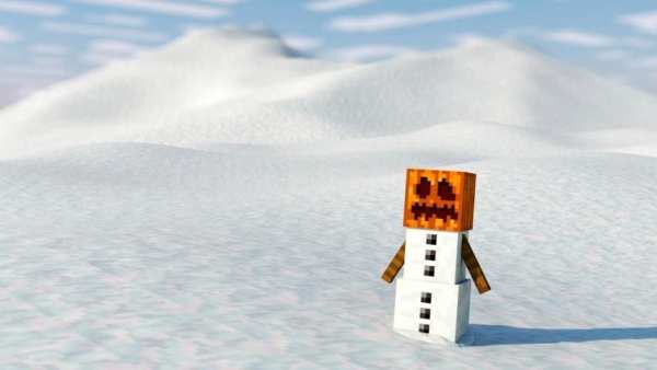 Craft Blocks: Crafting and Building Winter Edition screenshot 1