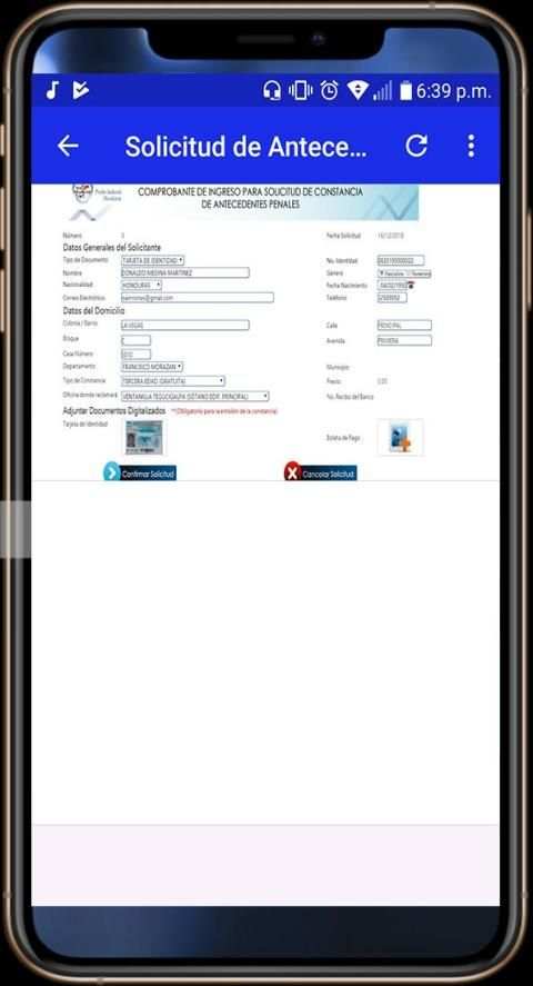 *Antecedentes Penales**Solicitar Constancia⚖️ screenshot 20