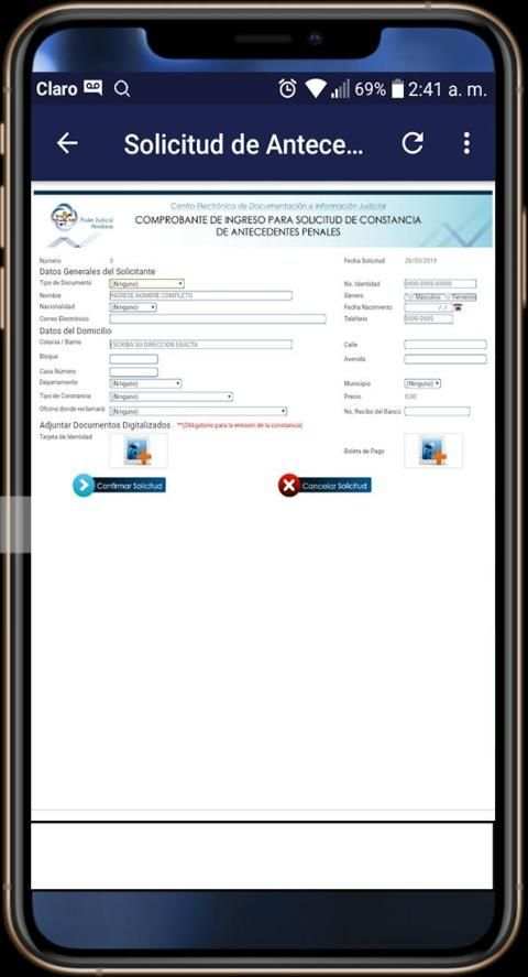 *Antecedentes Penales**Solicitar Constancia⚖️ screenshot 21