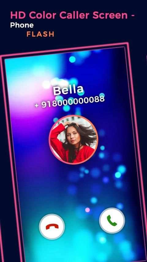 HD Color Caller Screen - Phone Flash स्क्रीनशॉट 4