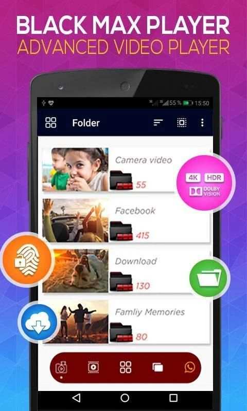 Black Max player hd video स्क्रीनशॉट 3