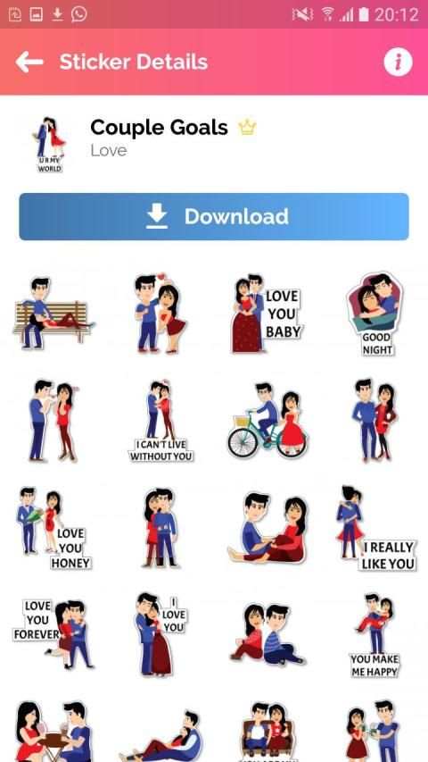 Love Stickers for WhatsApp - WAStickerApps screenshot 7