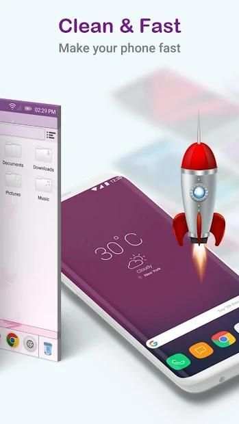 S10 Galaxy Theme Launcher स्क्रीनशॉट 1