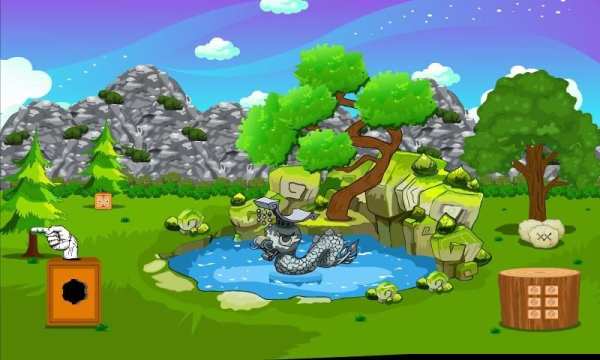 Green Forest Car Escape स्क्रीनशॉट 1