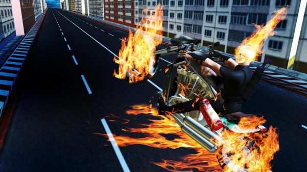 Ghost Hero Rider: Scary Bike Racing screenshot 2