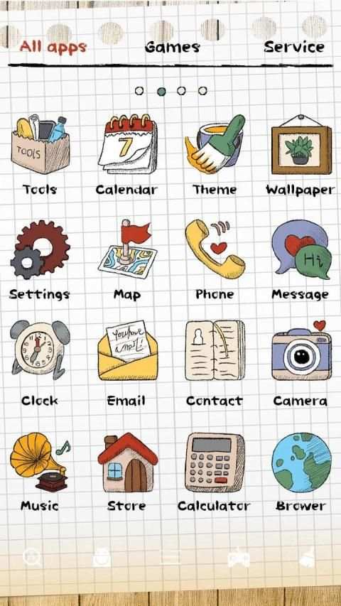 (Free)Childhood GO Launcher Theme screenshot 4