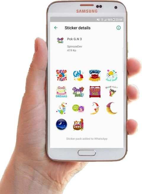 WAStickerApps: Good Night Sticker For Whatsapp * स्क्रीनशॉट 3