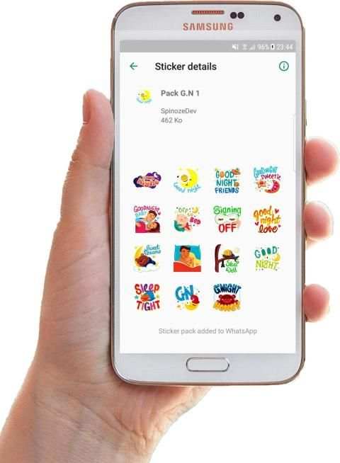 WAStickerApps: Good Night Sticker For Whatsapp * स्क्रीनशॉट 4