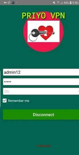 Priyo VPN स्क्रीनशॉट 1