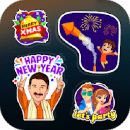 New Year Stickers for Whatsapp आइकन