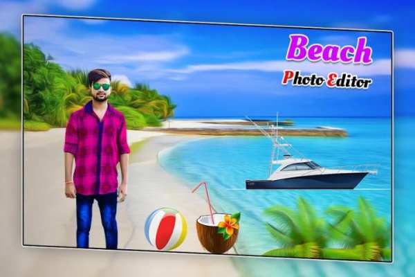 Beach Photo Editor स्क्रीनशॉट 1