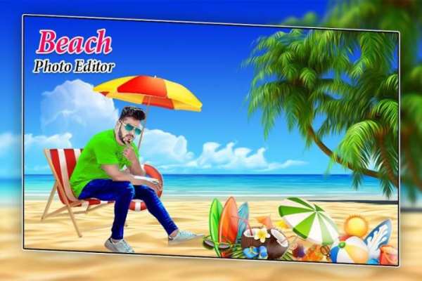 Beach Photo Editor स्क्रीनशॉट 4