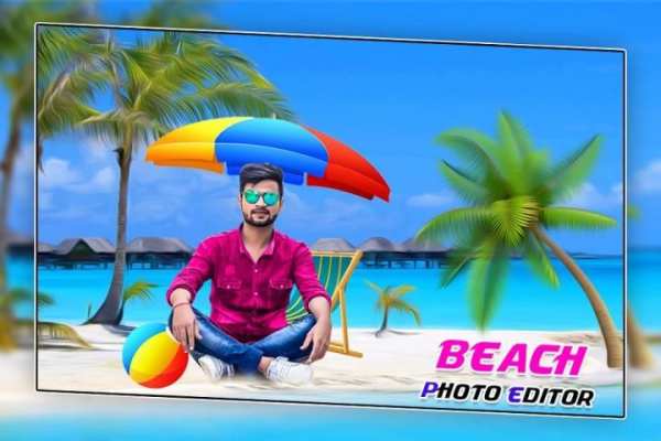 Beach Photo Editor स्क्रीनशॉट 2