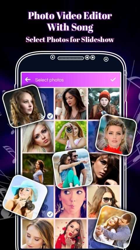 Photo Video Editor with Song स्क्रीनशॉट 5