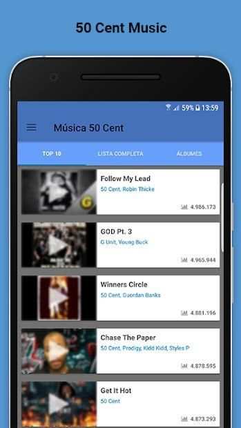 50 Cent music : Toda la música de 50 Cent screenshot 4
