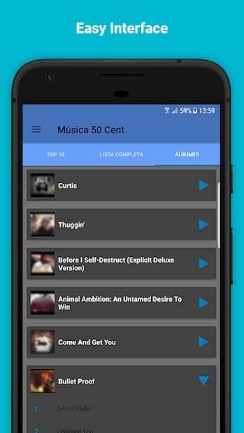50 Cent music : Toda la música de 50 Cent screenshot 2