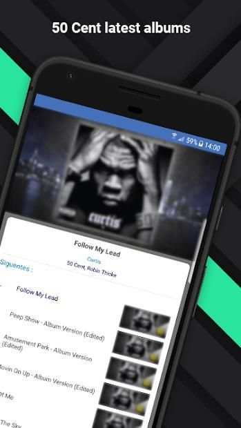 50 Cent music : Toda la música de 50 Cent screenshot 1