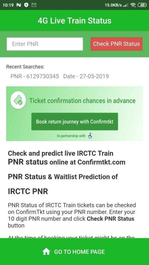 4G Live Train Status : Indian Railway Train Status screenshot 2