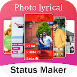 My Photo To Video Status Maker With Song/Lyrics आइकन