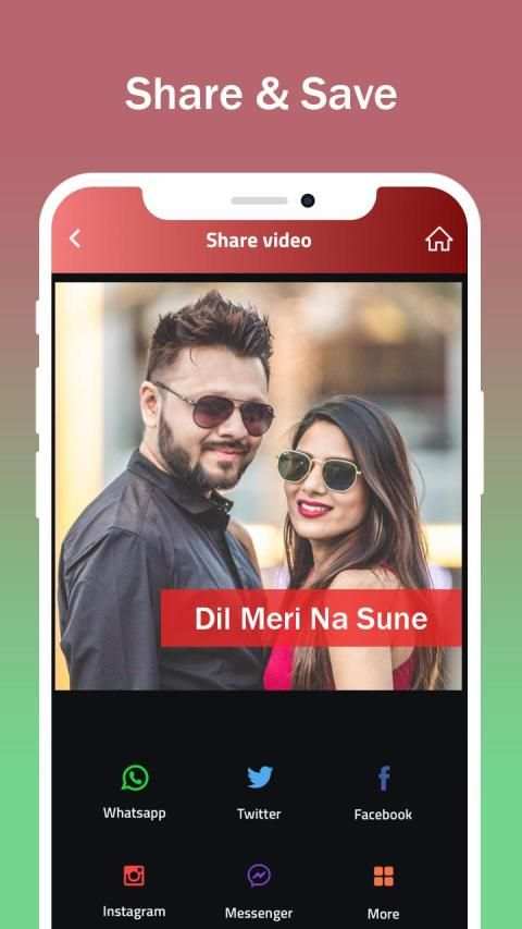 My Photo To Video Status Maker With Song/Lyrics स्क्रीनशॉट 2