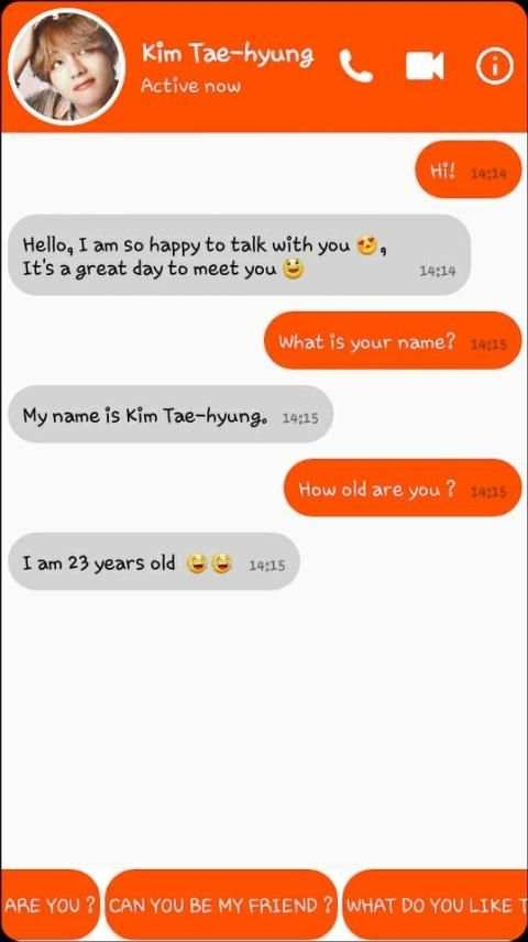 BTS Messenger 2019 * V * screenshot 2