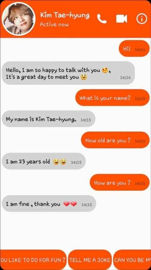 BTS Messenger 2019 * V * screenshot 1