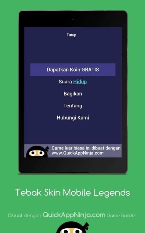 Tebak Skin Mobile Legends screenshot 1