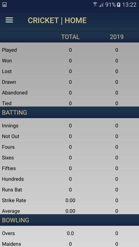 Cricket Statistics स्क्रीनशॉट 4