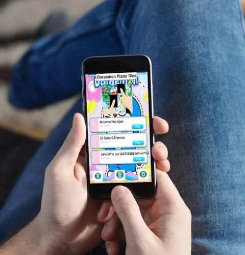 Doraemon Game Piano Tiles screenshot 1