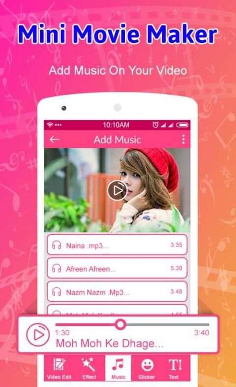 Mini Movie Video Maker स्क्रीनशॉट 1