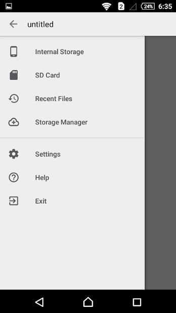 Notepad++ for Android, text editor screenshot 1